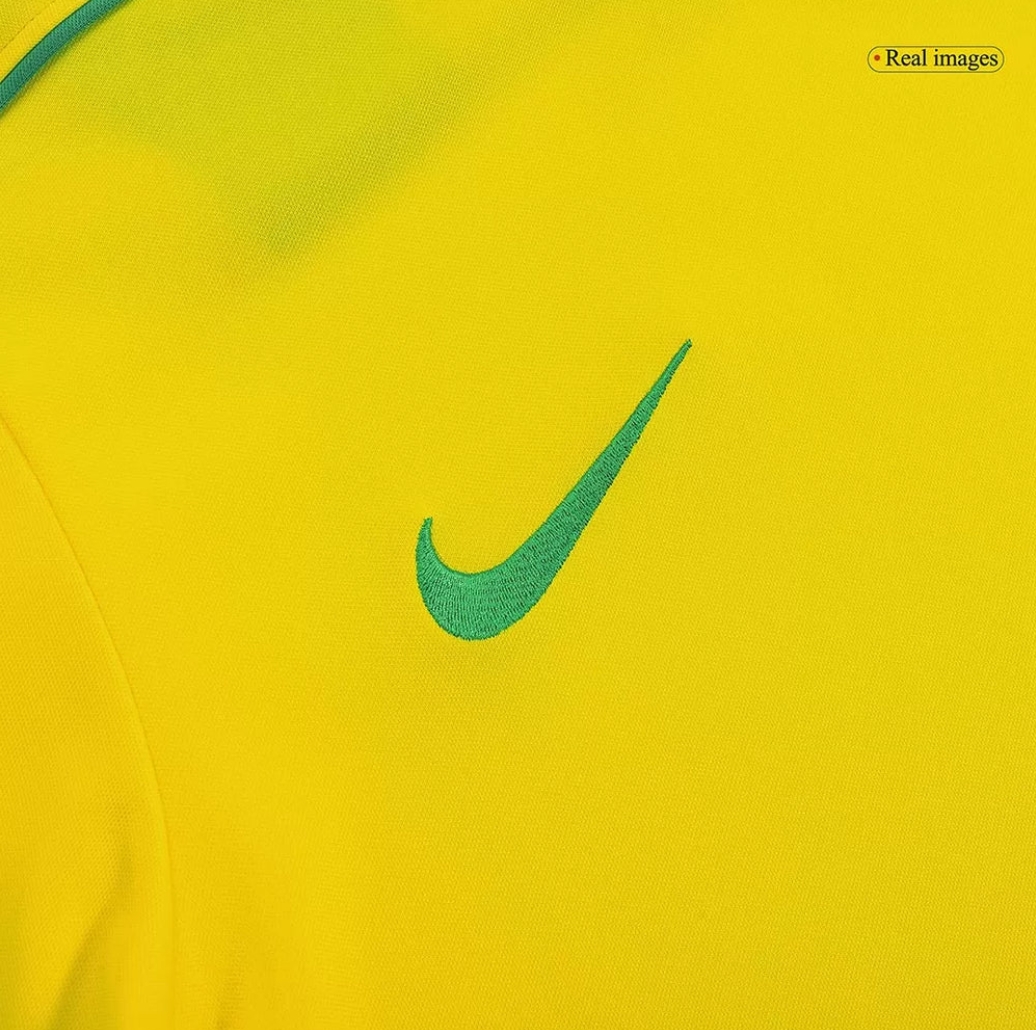 Brazil Home  Retro Jersey 1998