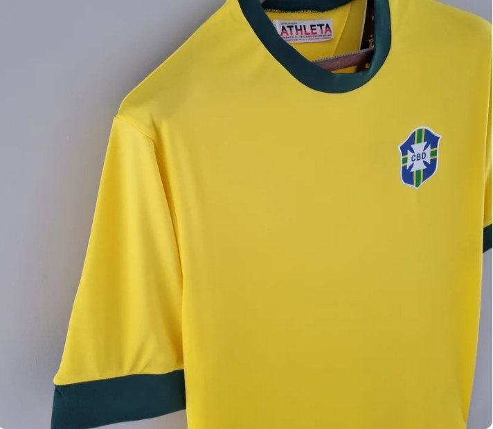 Brazil home  World Cup  Retro Jersey 1970