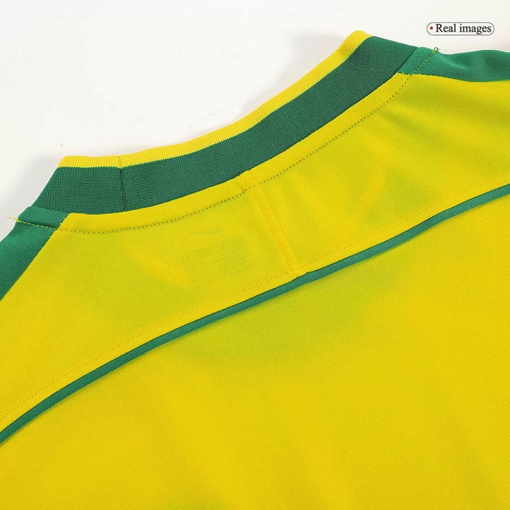Brazil Home  Retro Jersey 1998