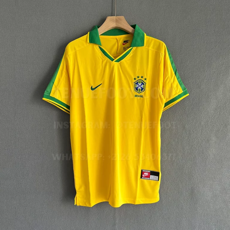 Brazil Home Retro Jersey 1997