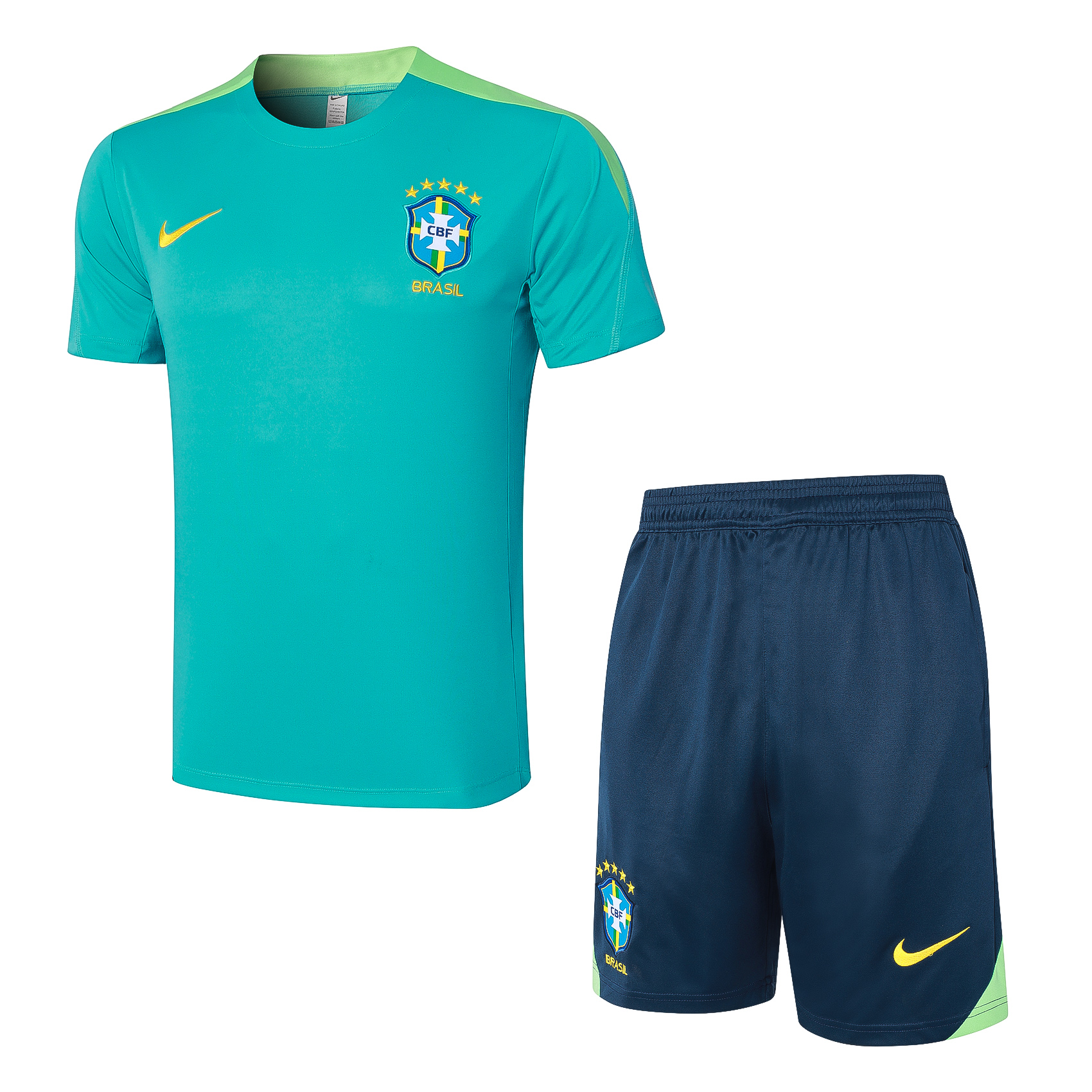Brazil Short Sleeve Track Suit 2024/25 MEN531