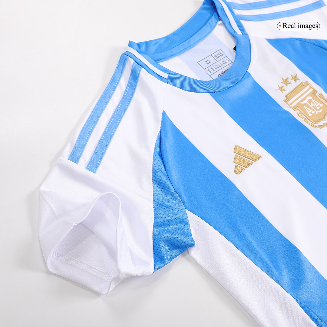Kid's Argentina Home Jersey+Shorts Copa America 2024
