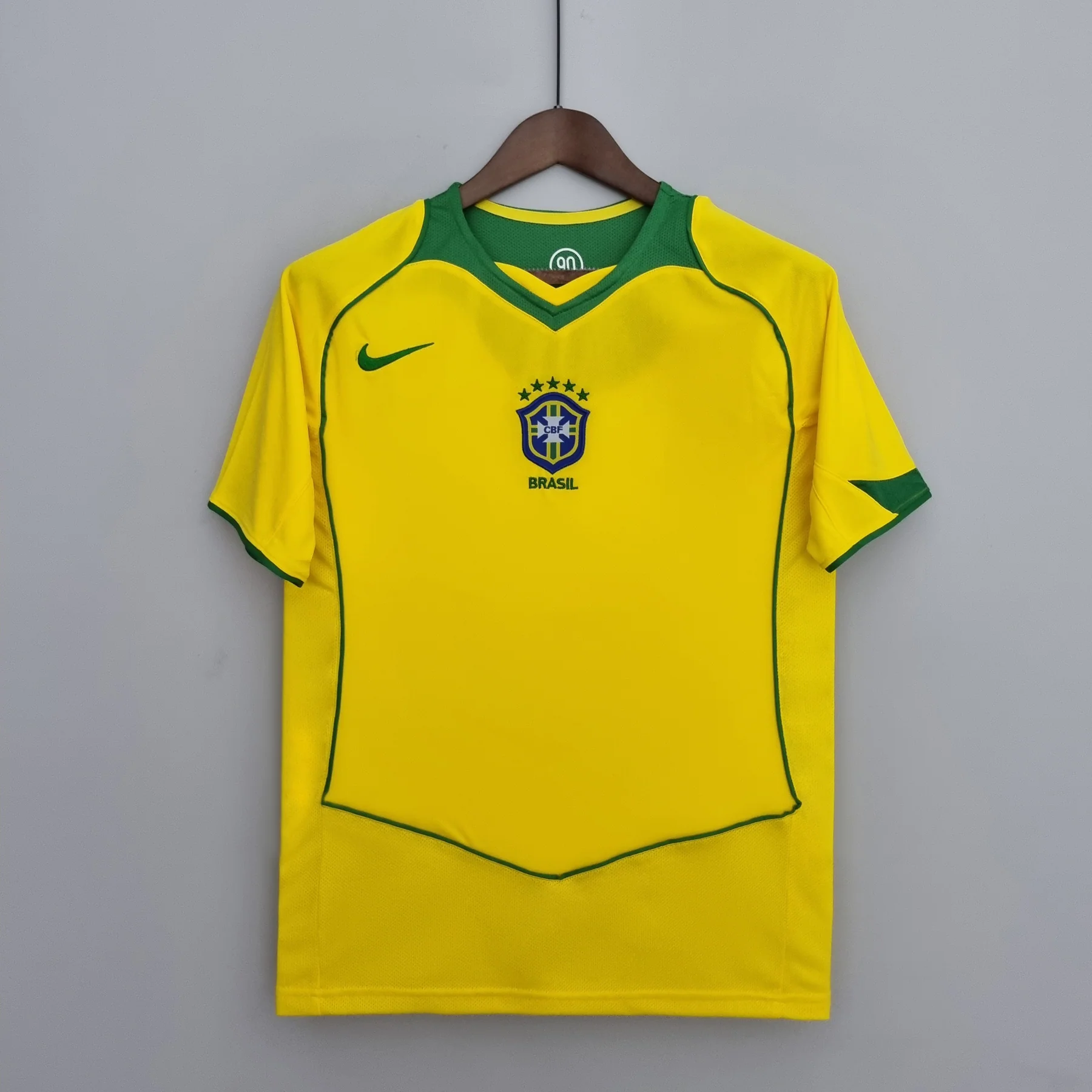 Brazil Home Retro Jersey 2004