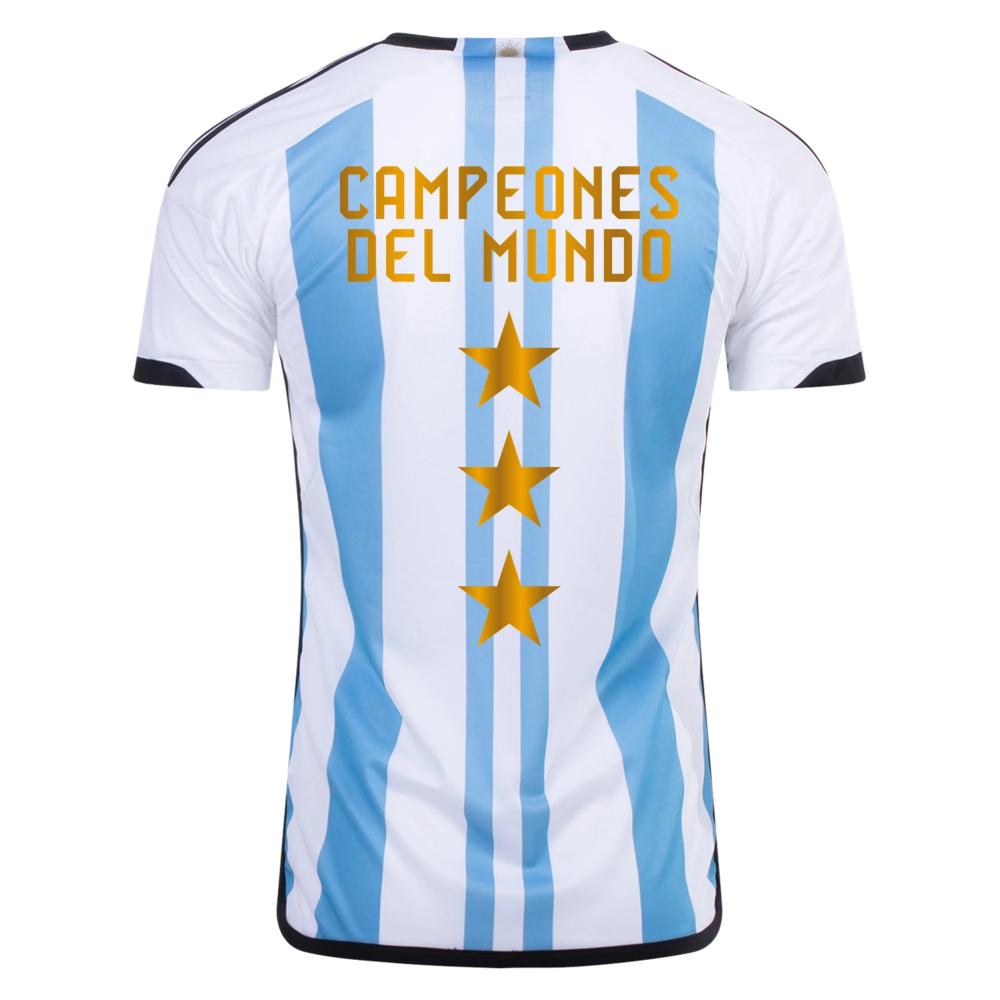 Argentina Champions Home Jersey World Cup 2022 - 3 Stars