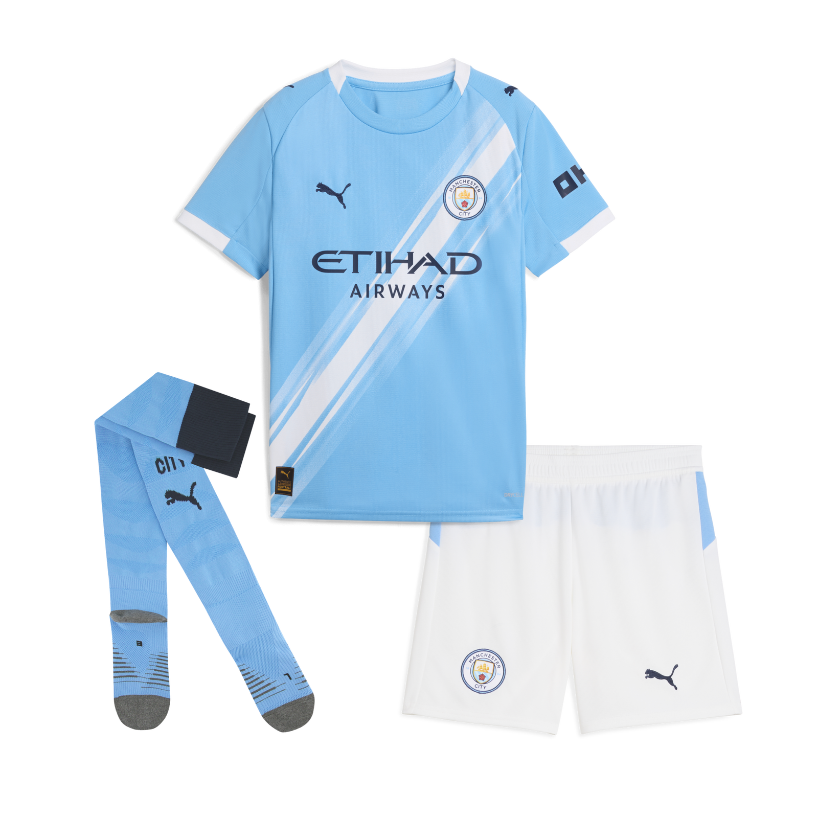 Kids' Manchester City Full Home Kit 25/26