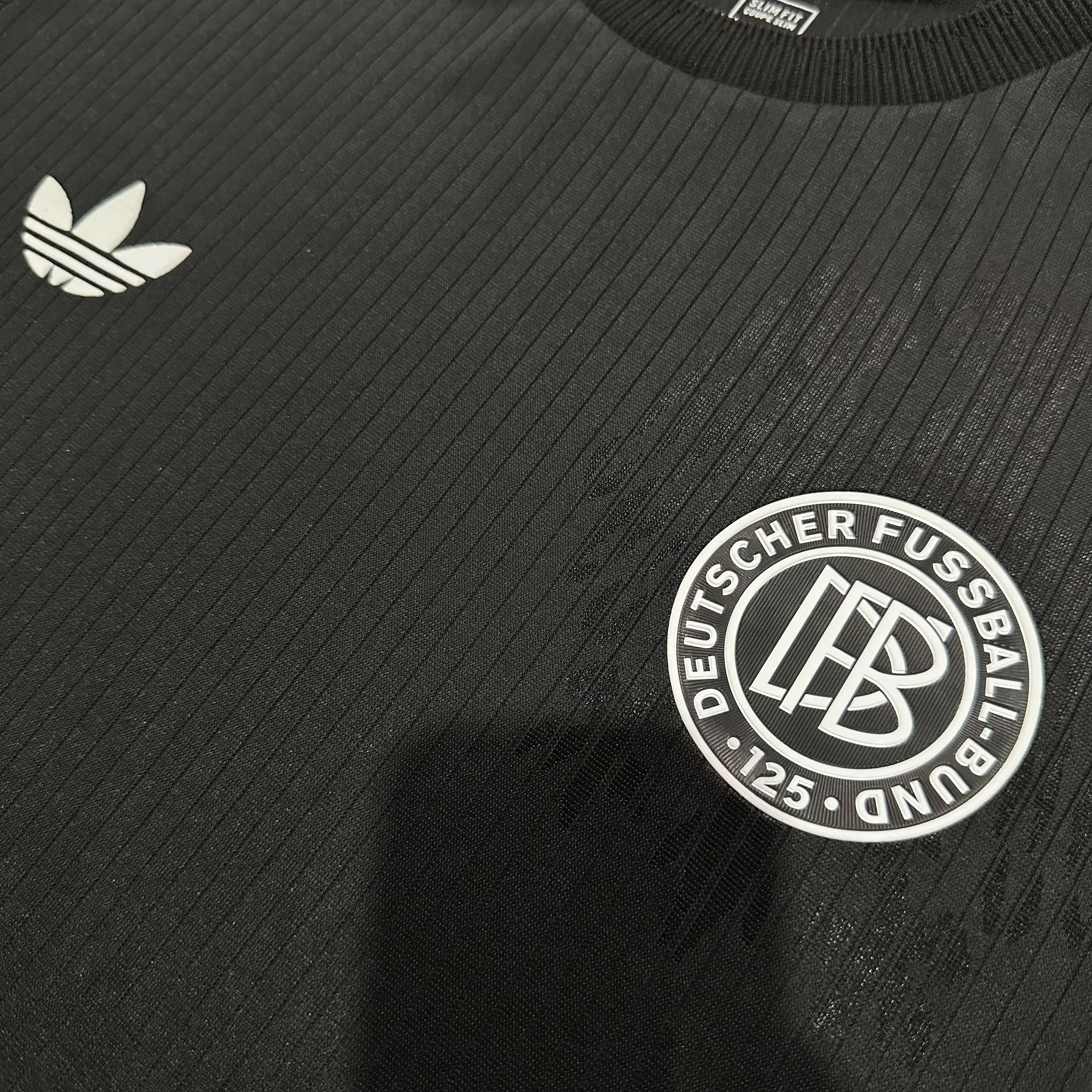 Germany Player Version 125th Anniversary Jersey  Black