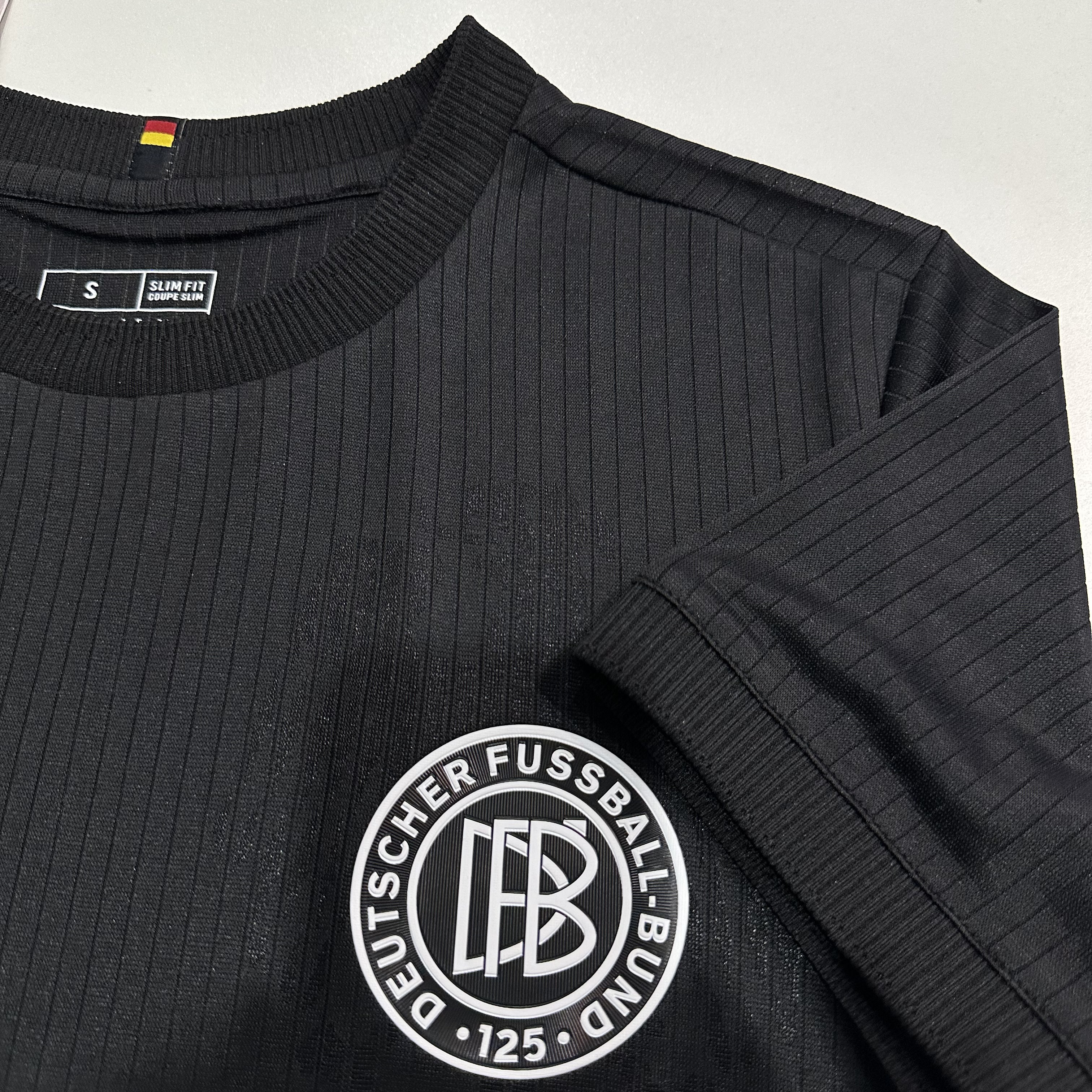 Germany Player Version 125th Anniversary Jersey  Black