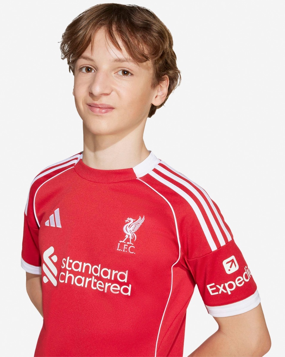 Kid's Liverpool Home Jersey+Shorts 25/26