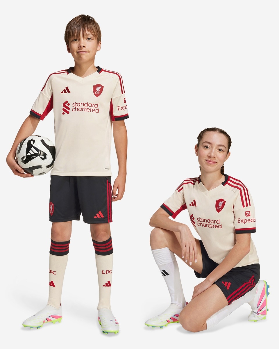 Kid's Liverpool Away Jersey+Shorts 25/26