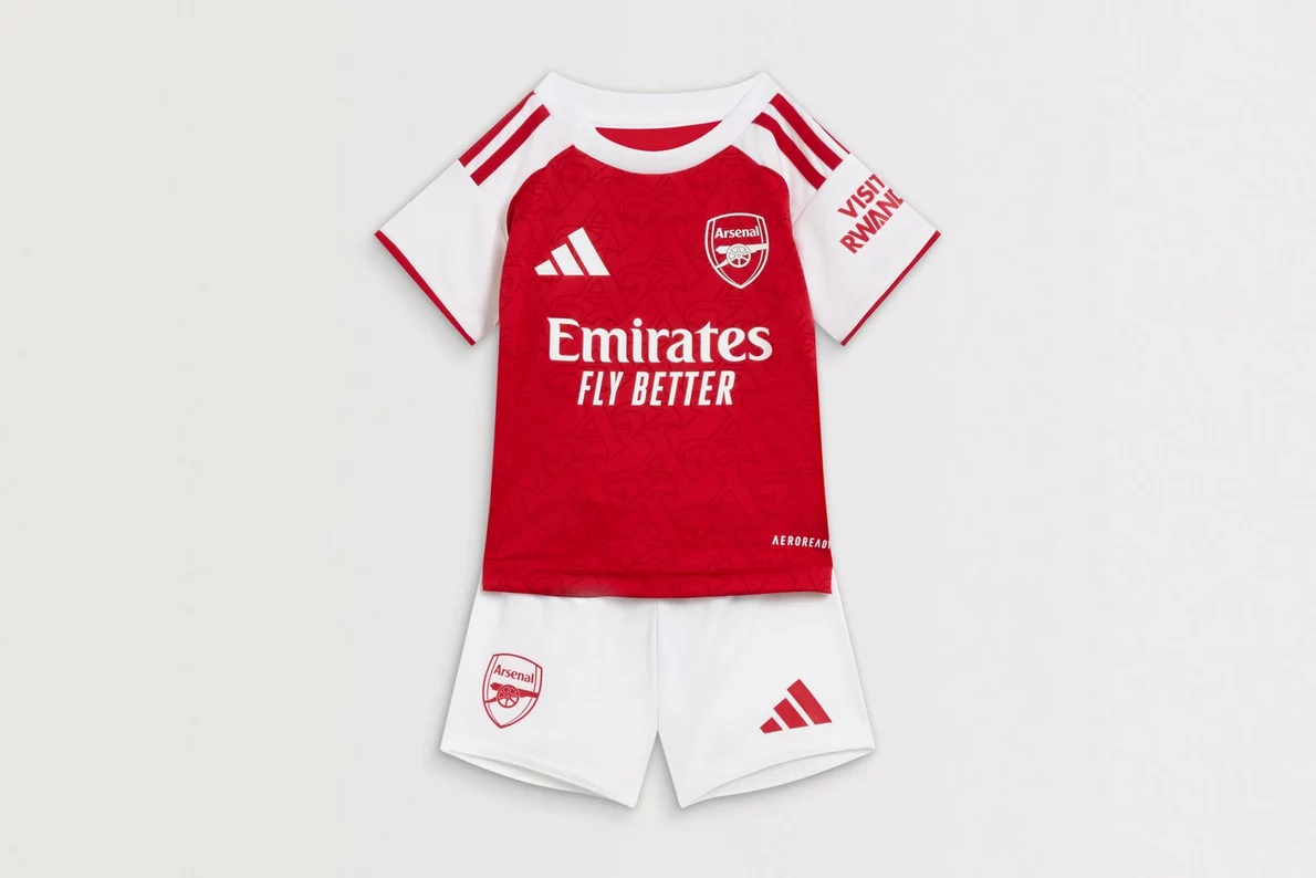 Kid's Arsenal Home Jersey+Shorts 2025/26