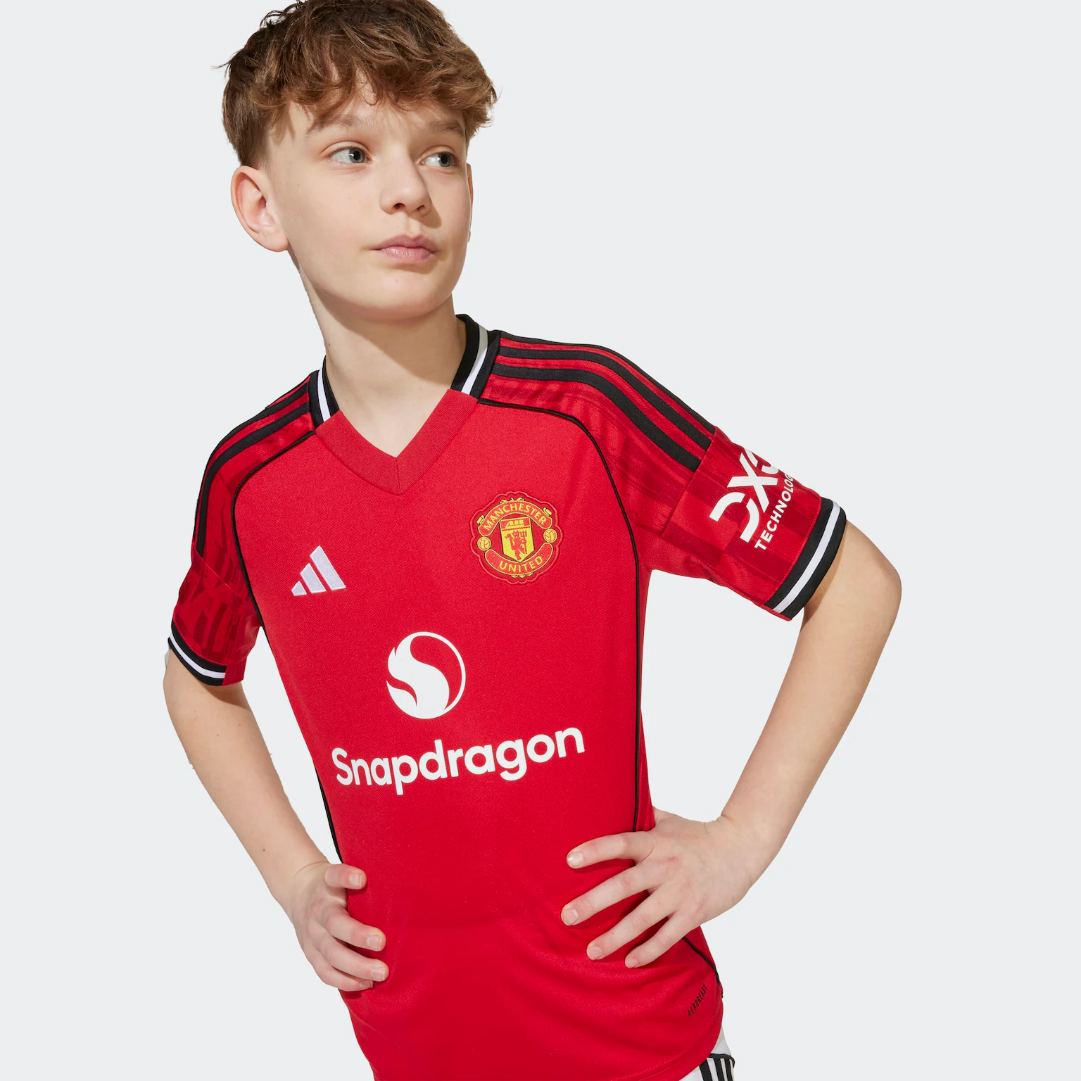 Kid's Manchester United Home Jersey+Shorts 2025/26