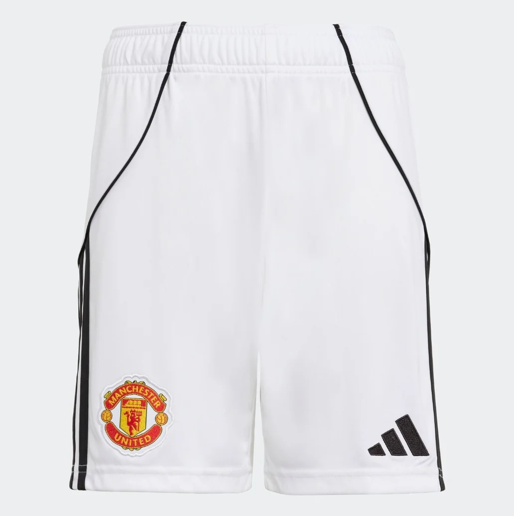 Manchester United Home Shorts 2025/26 White