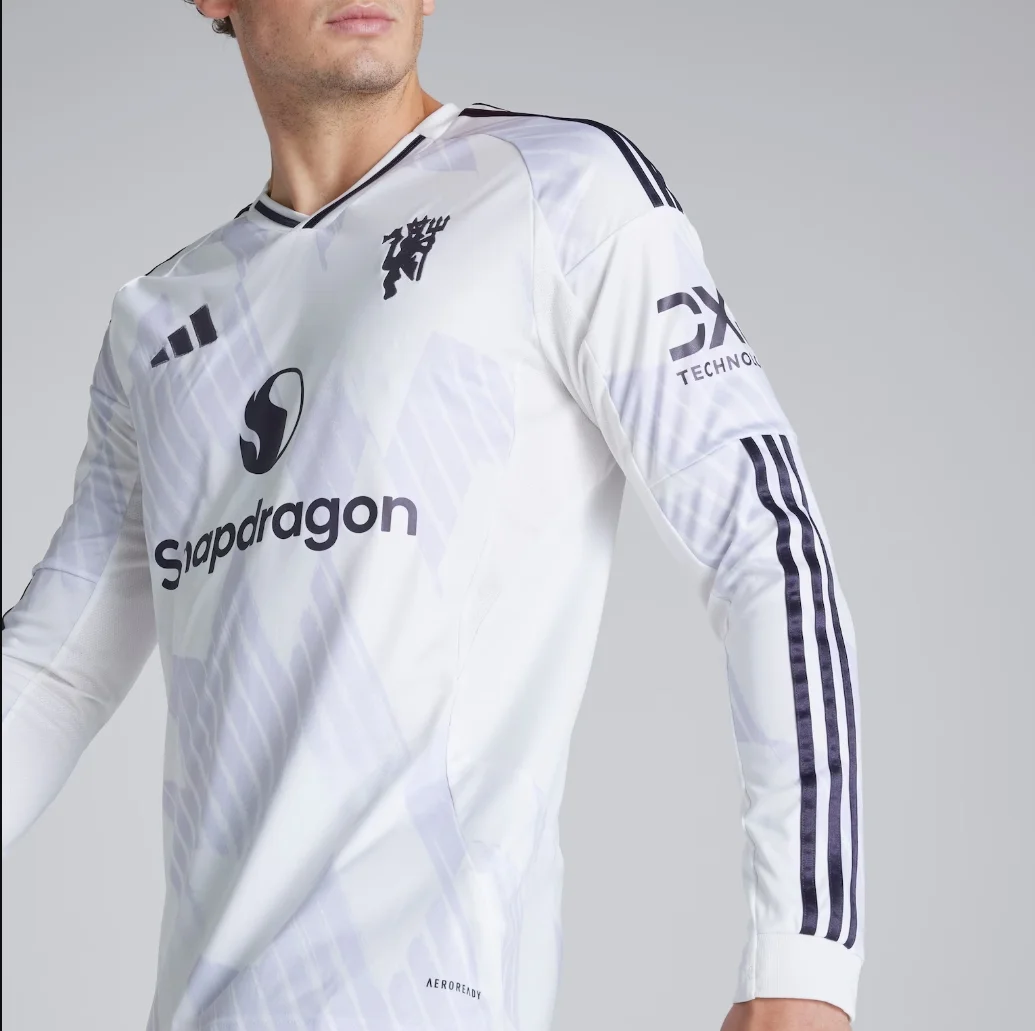Manchester United Away Long Sleeve Jersey 2025/26