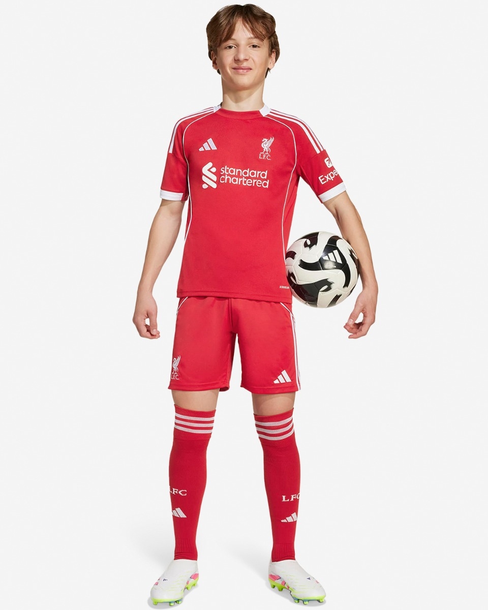 Kid's Liverpool Home Jersey+Shorts 25/26