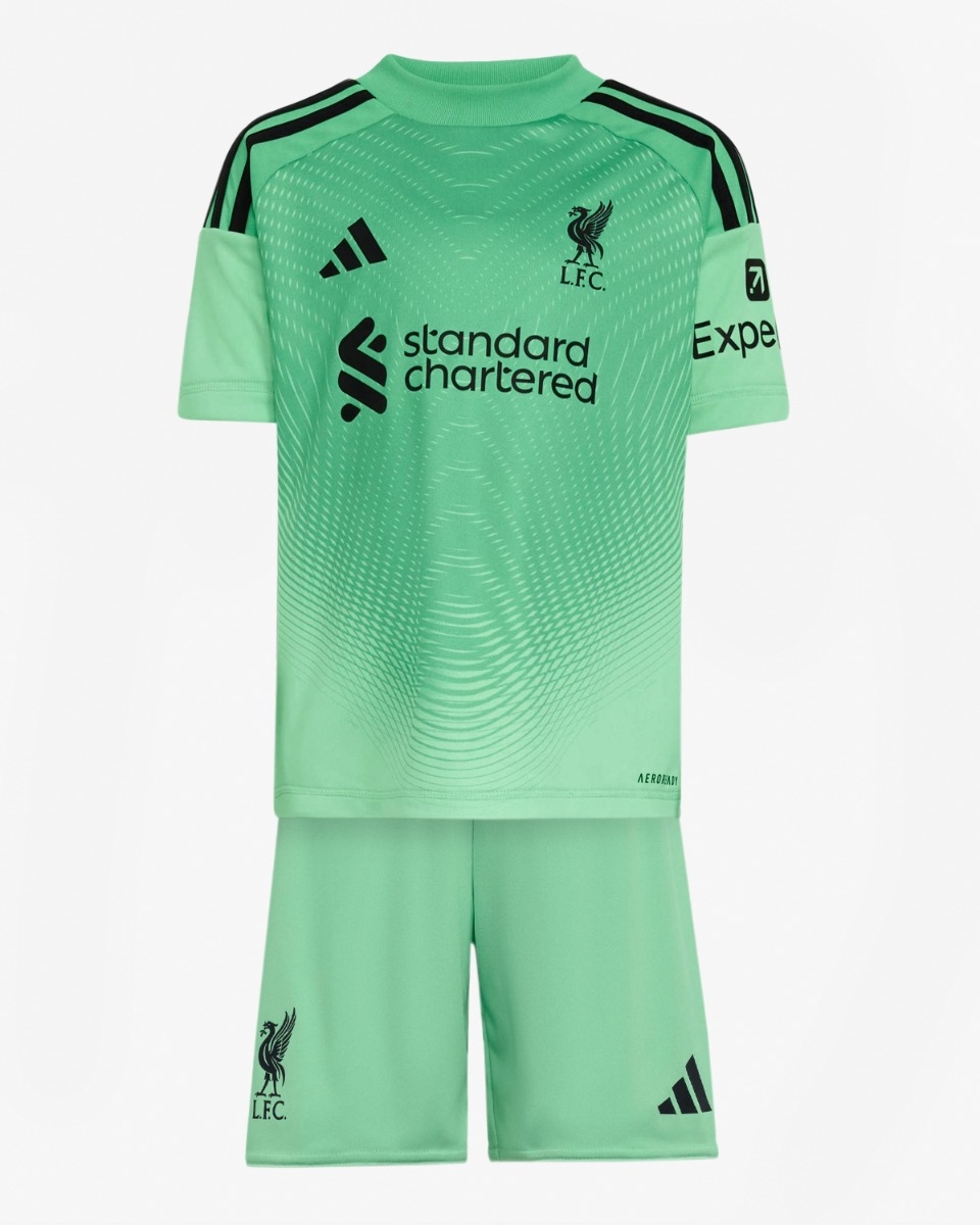 Kid's Liverpool Goalkeeper Jersey+Shorts 25/26