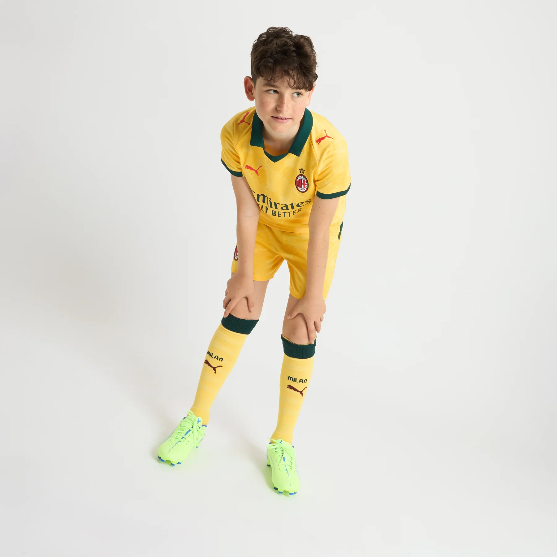 Kid's AC Milan Third Jersey+Shorts 2025/26