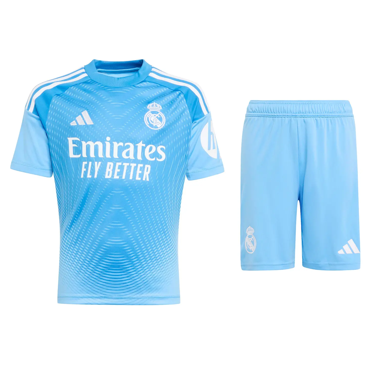 Kid's Real Madrid Goalkeeper Jersey+Shorts 2025/26