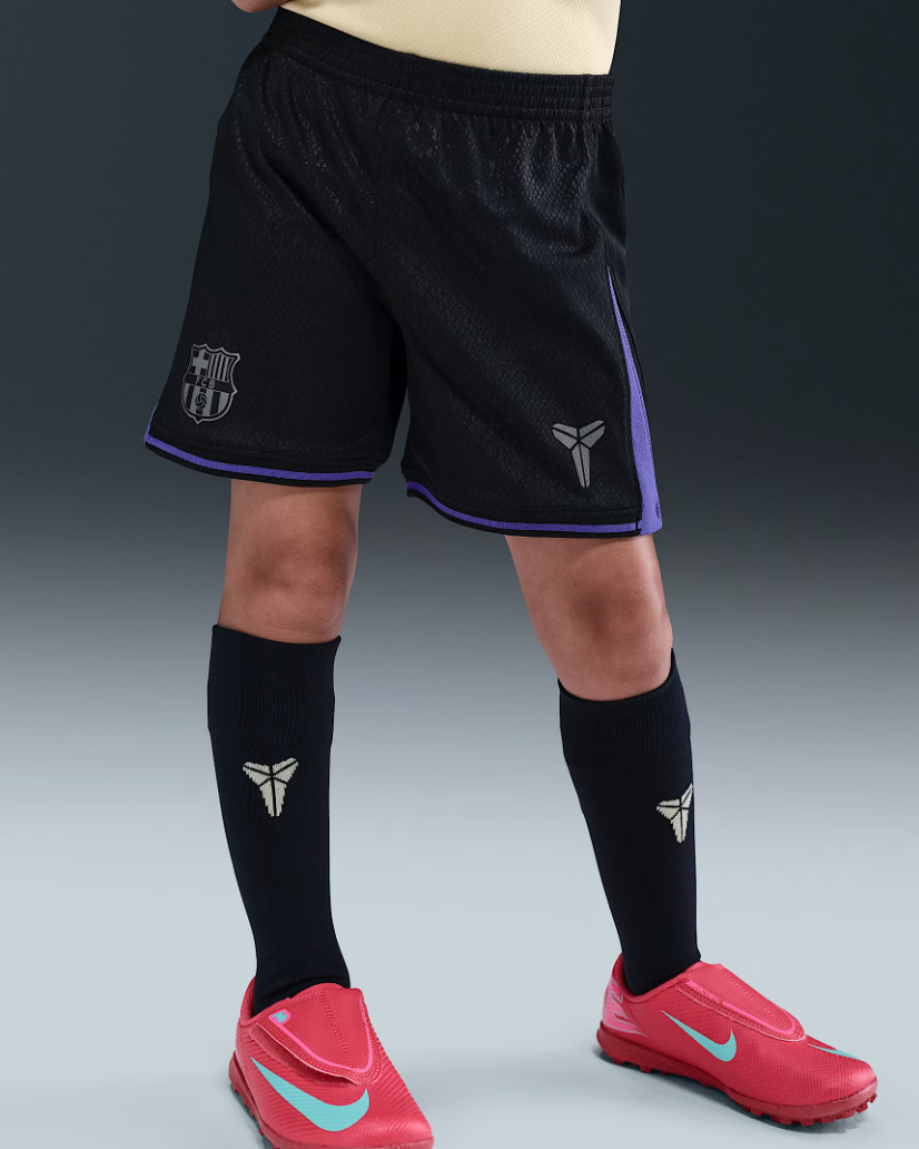 Kid's Barcelona Away Jersey+Shorts 2025/26