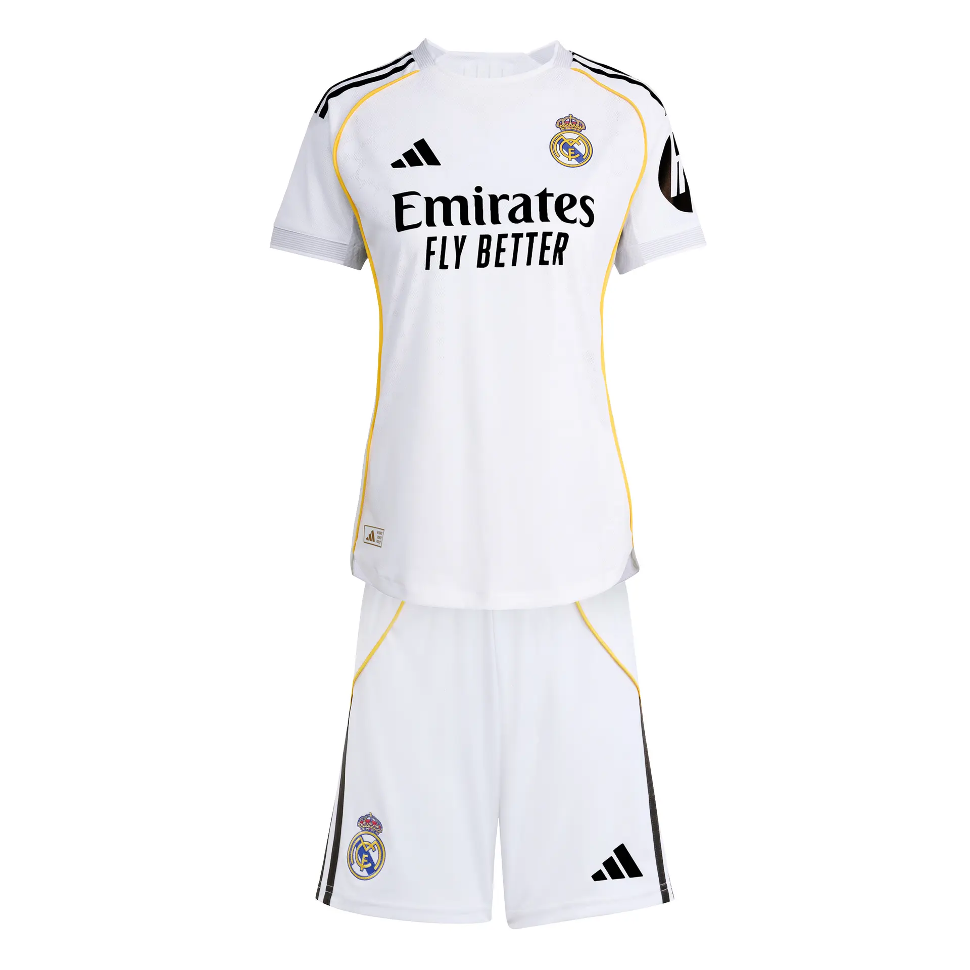 Kid's Real Madrid Home Jersey+Shorts 2025/26