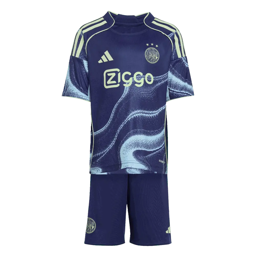 Kid's Ajax Away Jersey+Shorts 2025/26
