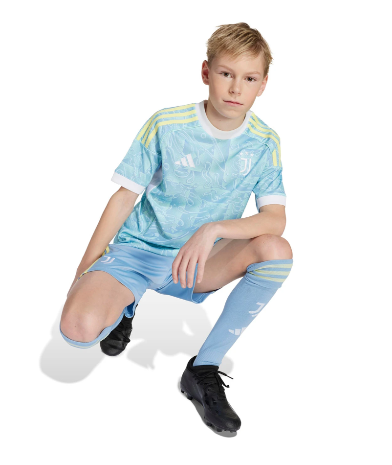Kid's Juventus Away Jersey+Shorts 2025/26