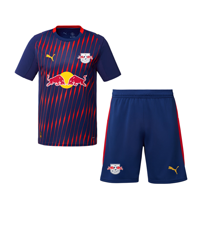 Kid's RB Leipzig Away Jersey+Shorts 2025/26