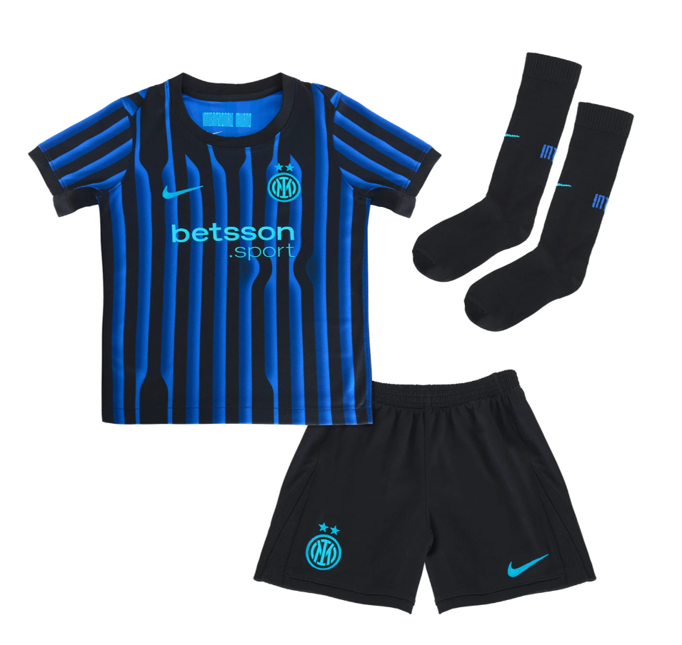 Kid's Inter Milan Home Jersey+Shorts 2025/26
