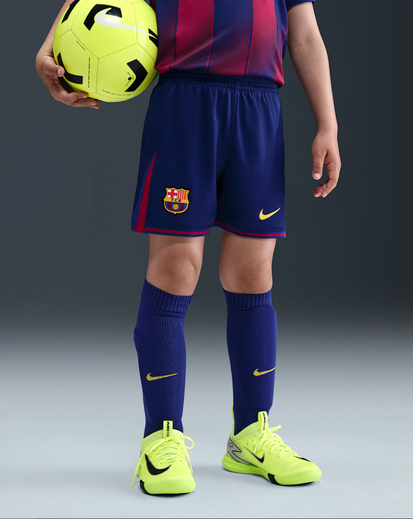 Kid's Barcelona Home Jersey+Shorts 2025/26