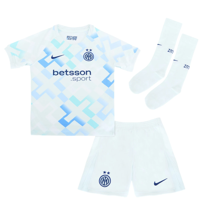 Kid's Inter Milan Away Jersey+Shorts 2025/26