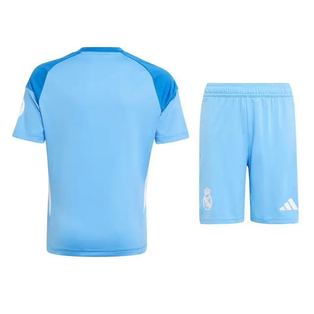 Kid's Real Madrid Goalkeeper Jersey+Shorts 2025/26