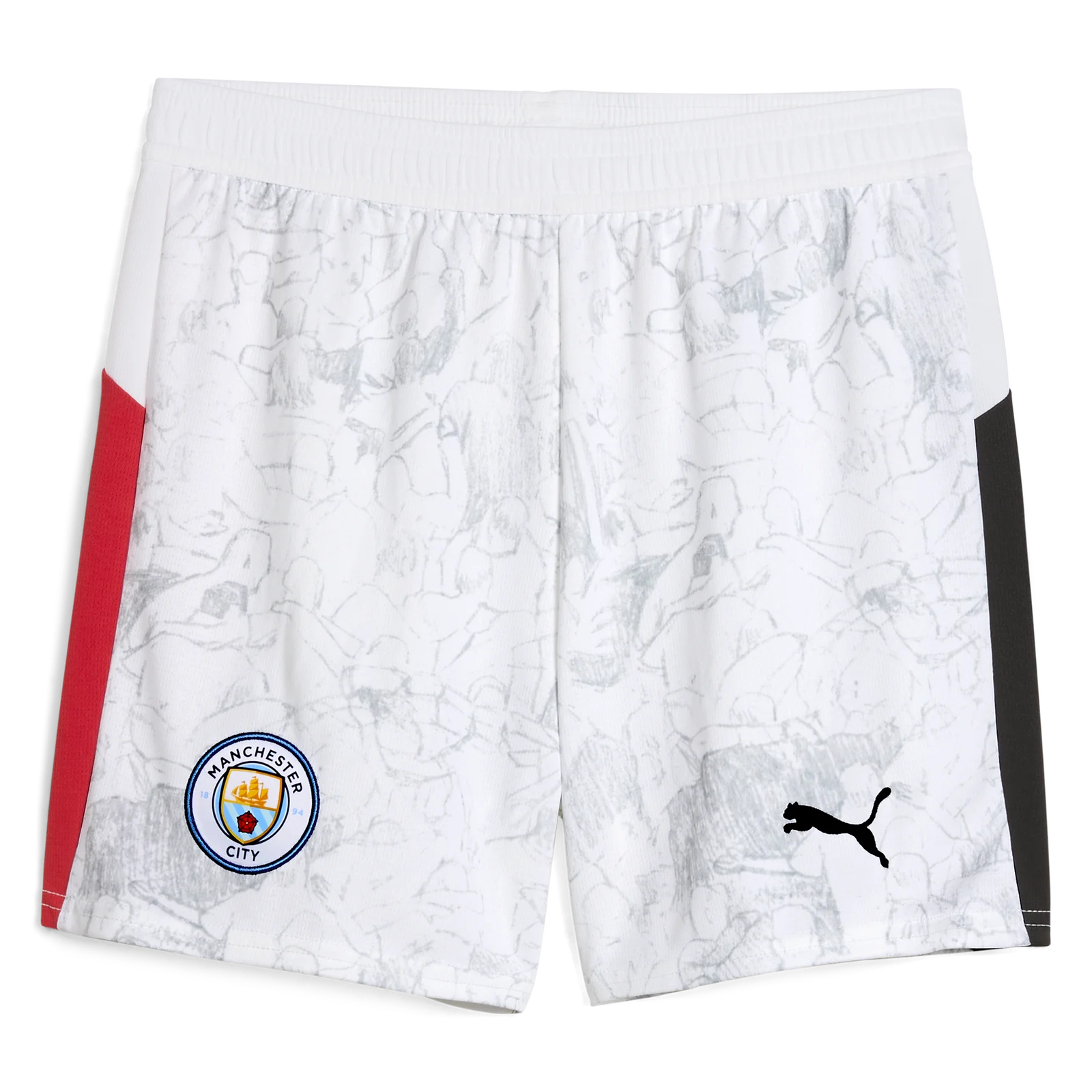 Kids’ Manchester City KidSuper Shirt+Shorts 25/26 white