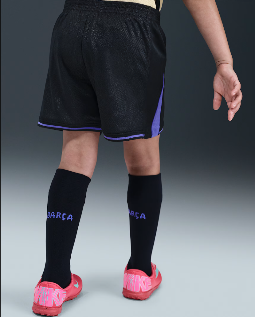 Kid's Barcelona Away Jersey+Shorts 2025/26