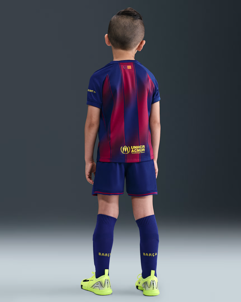 Kid's Barcelona Home Jersey+Shorts 2025/26