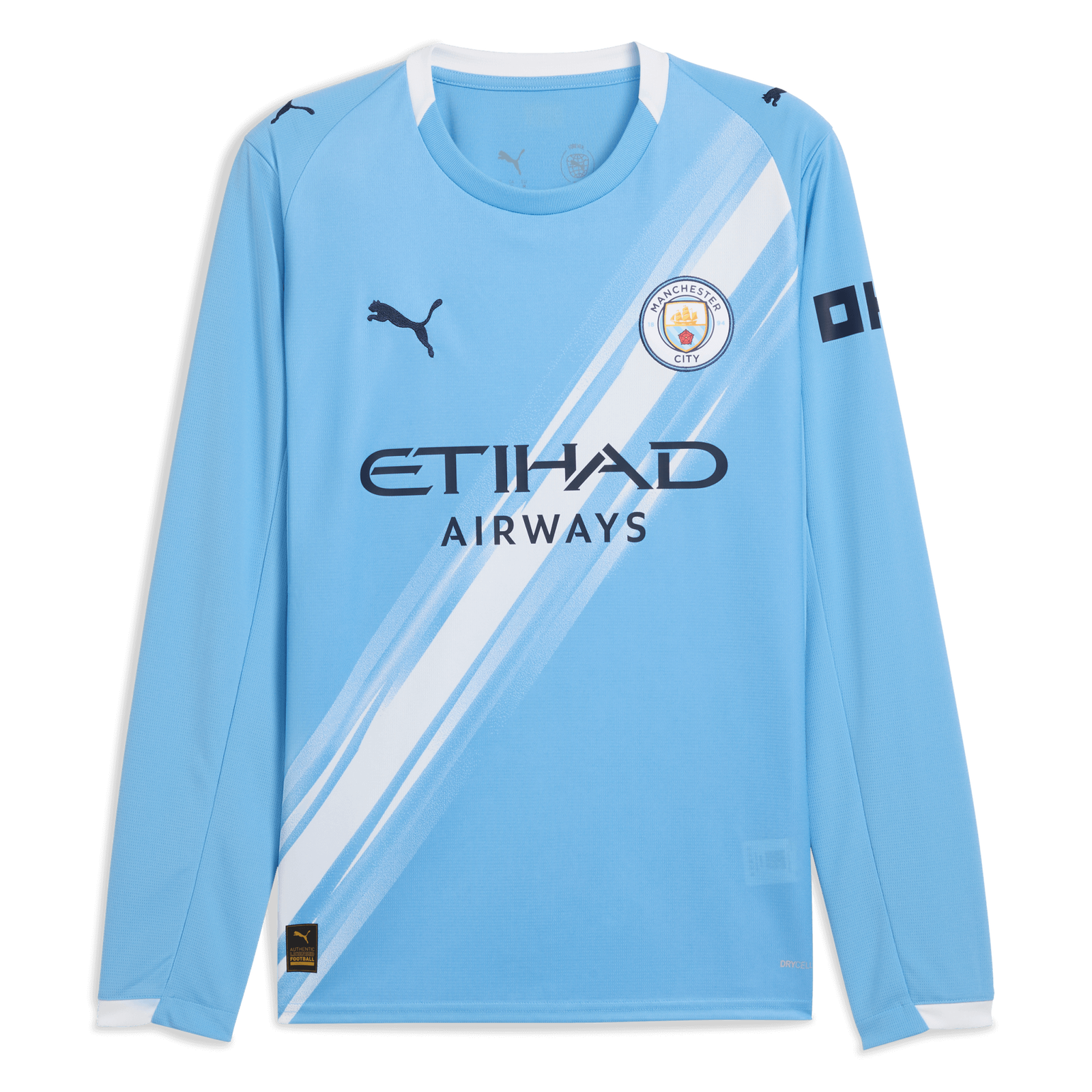 Manchester City Home Long Sleeve Jersey 2025/26
