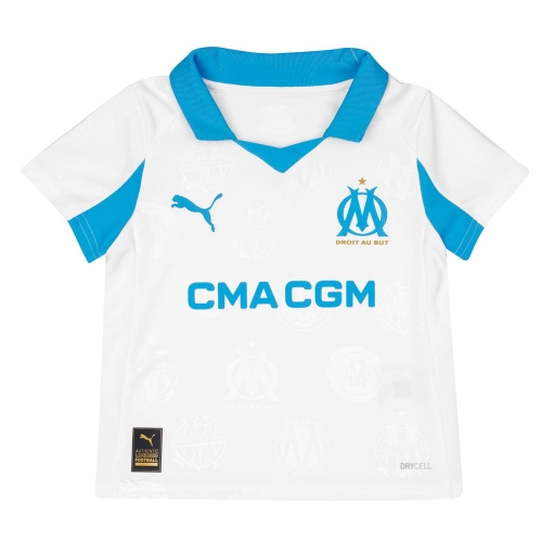 Kid's Olympique Marseille Home Jersey 25/26