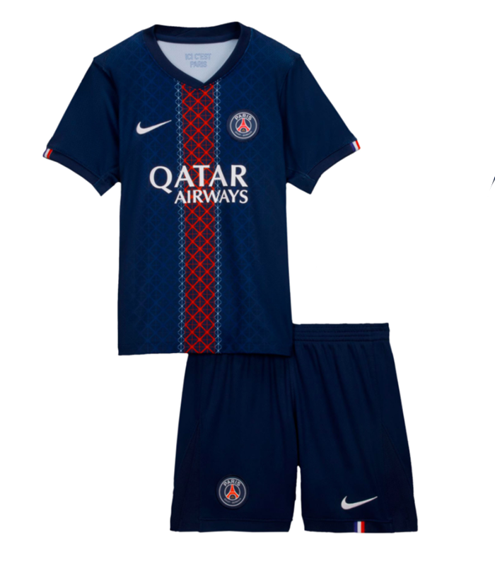 Kid's Paris Saint-Germain Home Jersey+Shorts 25/26