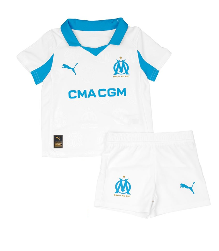 Kid's Olympique Marseille Home Jersey 25/26