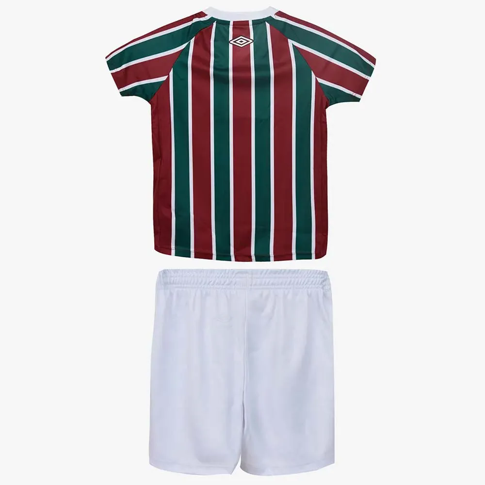 Kid's Fluminense Home Jersey+Shorts 2025/26