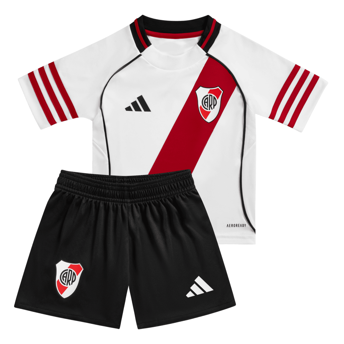 Kid's River Plate Home Jersey+Shorts 2025/26
