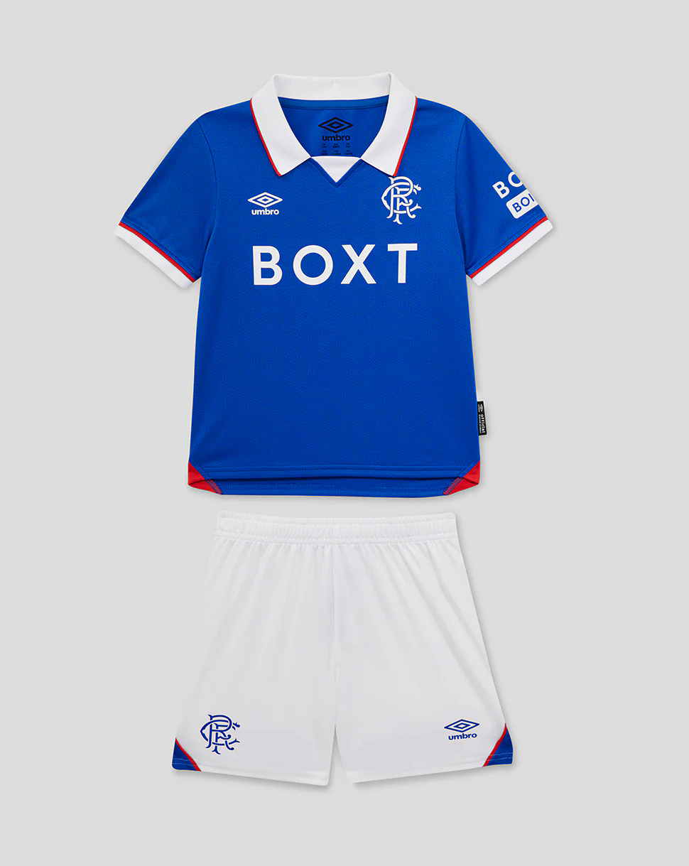 Kid's Rangers Home Jersey+Shorts 2025/26