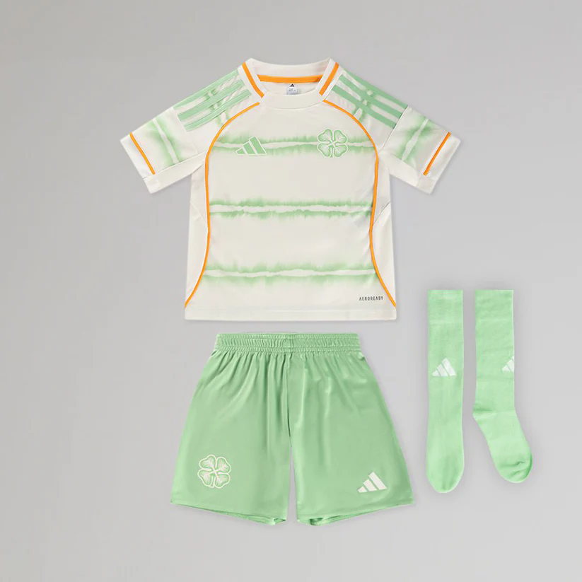 Kid's Celtic Third Jersey+Shorts 2025/26