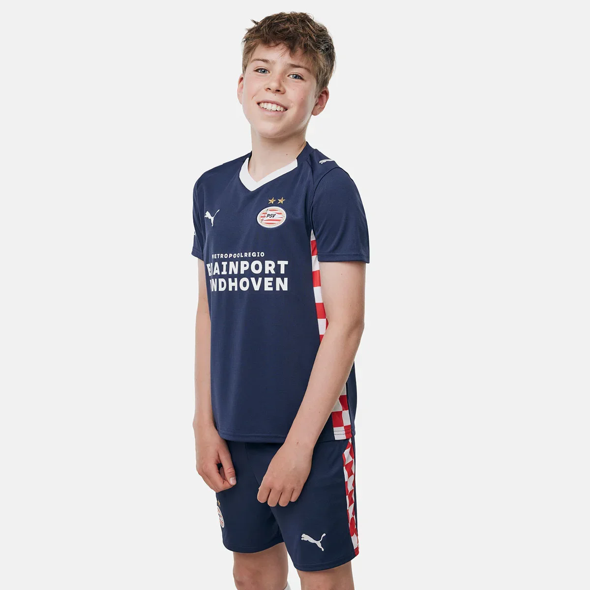 Kid's PSV Eindhoven Away Jersey+Shorts 2025/26