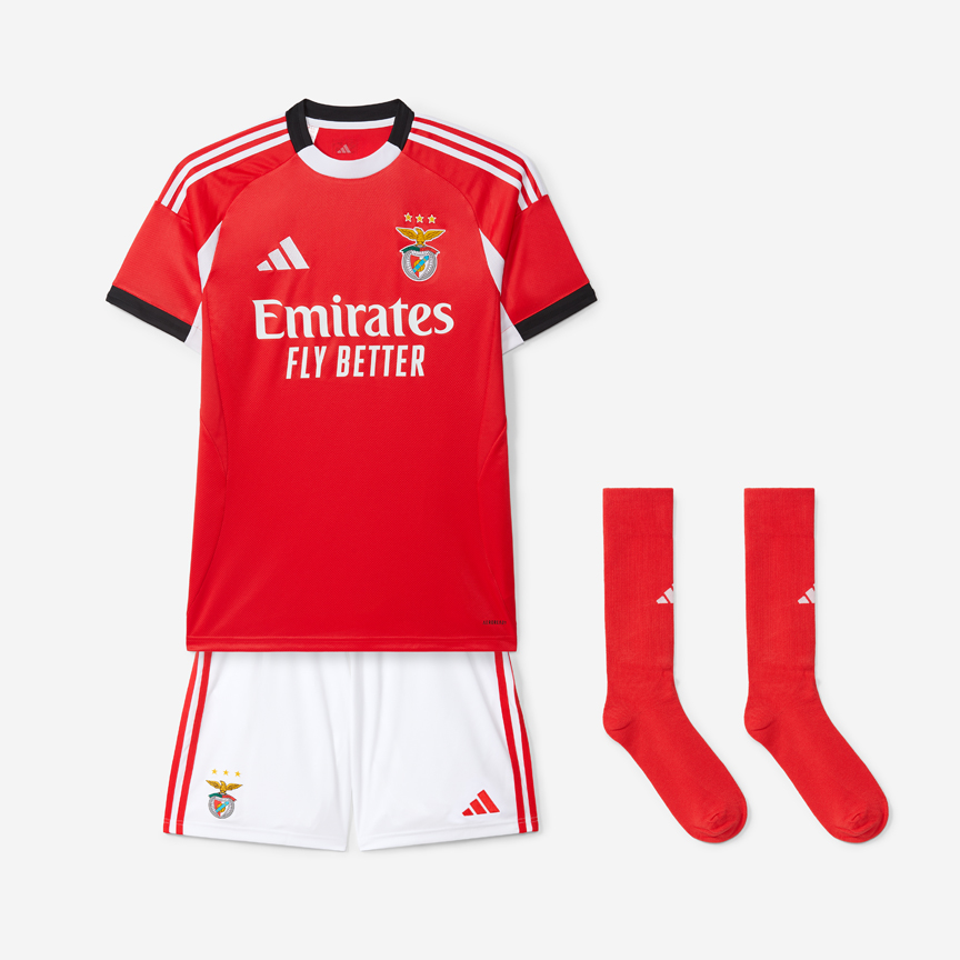 Kid's FC Benfica Home Jersey+Shorts 2025/26