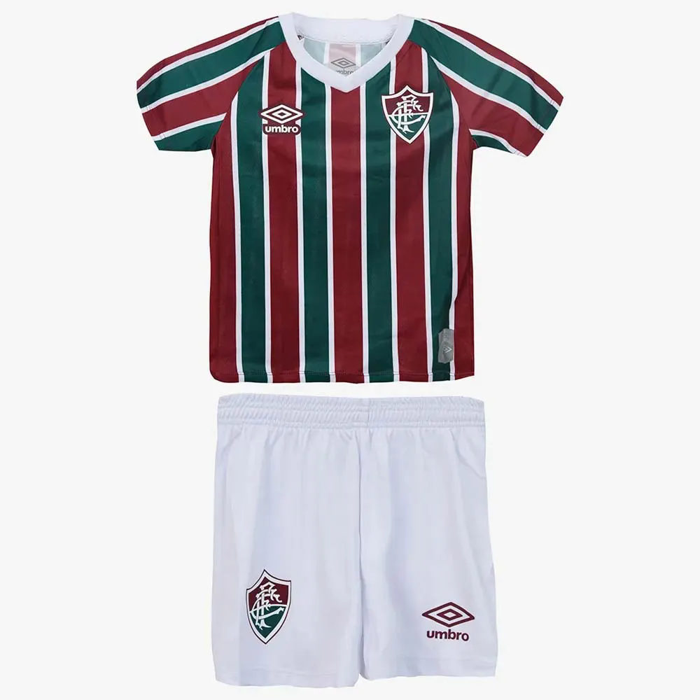 Kid's Fluminense Home Jersey+Shorts 2025/26