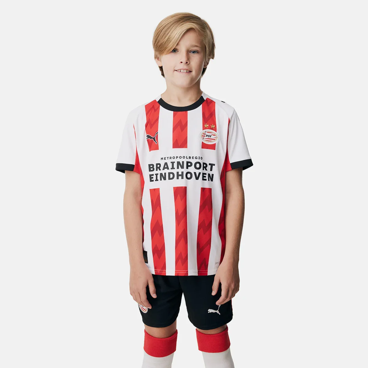 Kid's PSV Eindhoven Home Jersey+Shorts 2025/26
