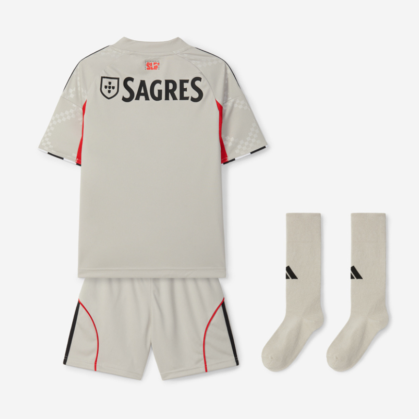 Kid's FC Benfica Away Jersey+Shorts 2025/26
