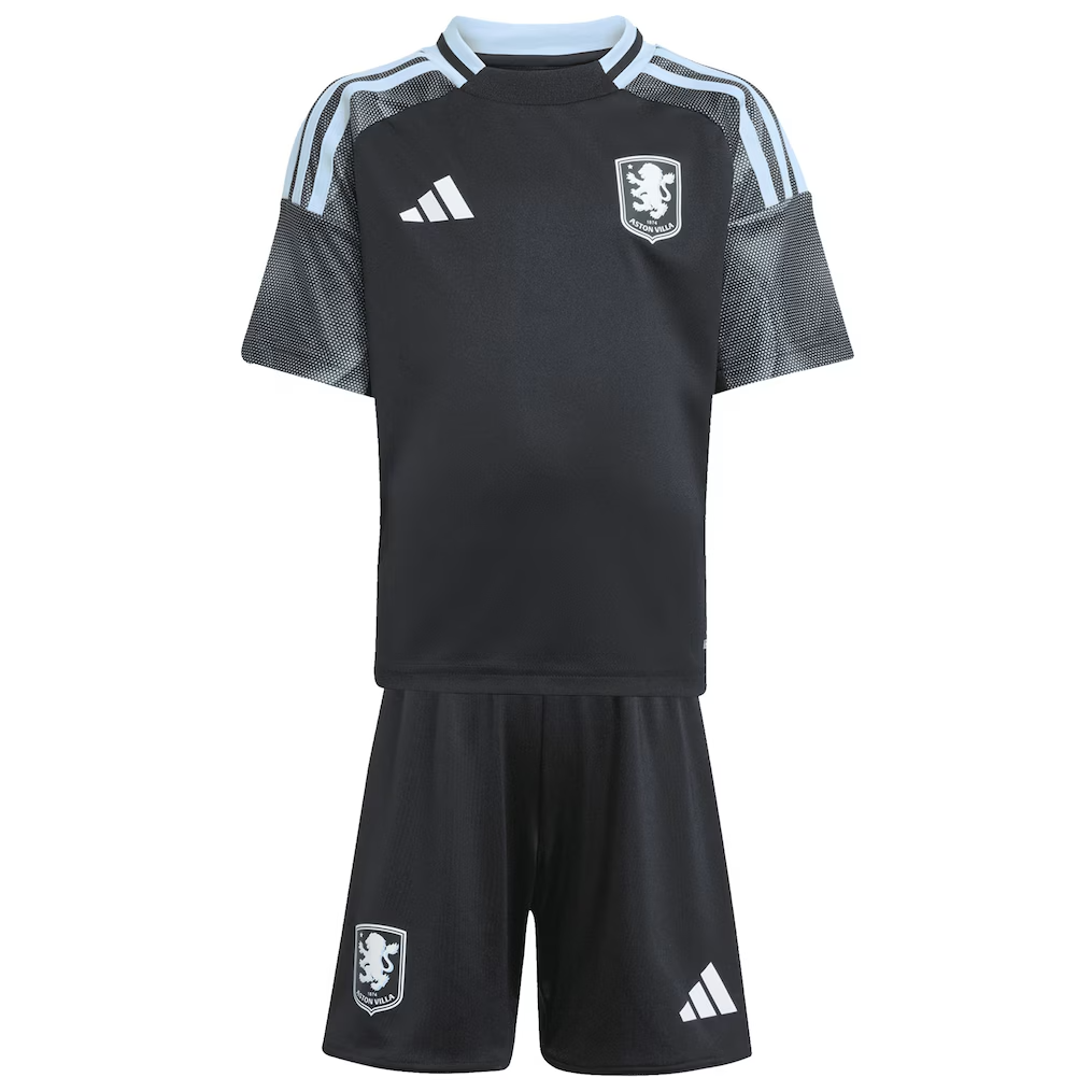 Kid's Aston Villa Away Jersey+Shorts 25/26