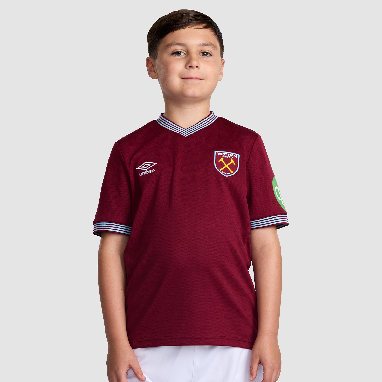 Kid's West Ham Home Jersey+Shorts 25/26