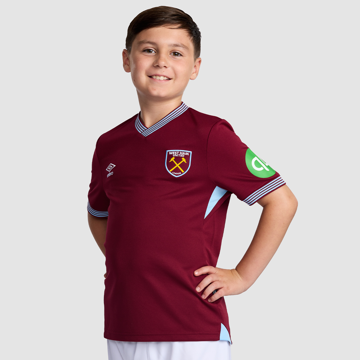 Kid's West Ham Home Jersey+Shorts 25/26