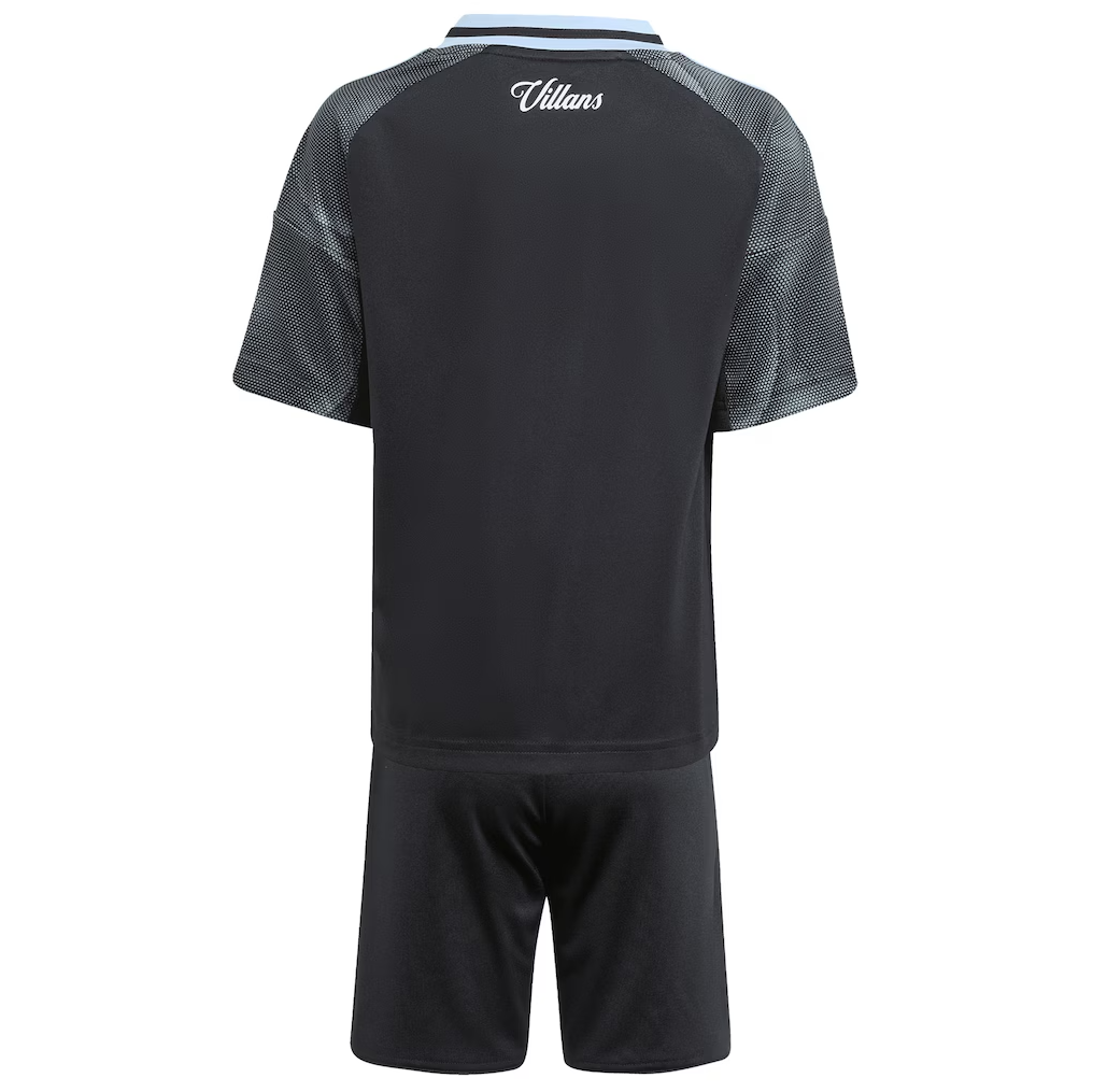 Kid's Aston Villa Away Jersey+Shorts 25/26